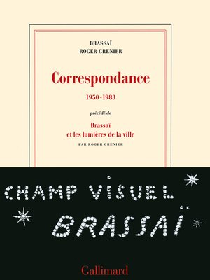 cover image of Correspondance (1950-1983)